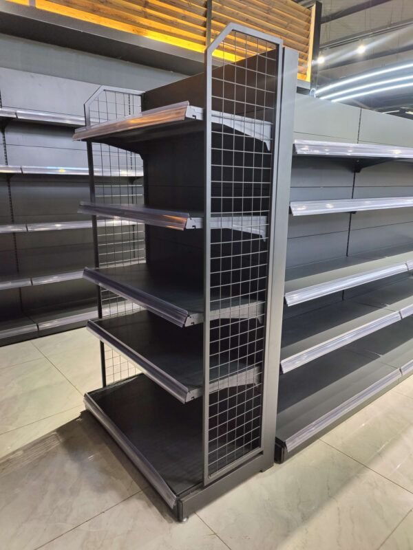 supermarket bread display shelf